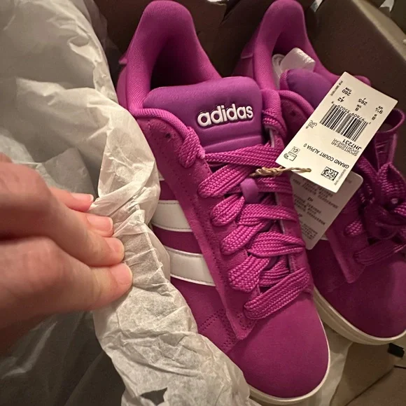 Adidas Grand Court Alpha 00s Pink Magenta women’s 9.5 NIB - Picture 3 of 7